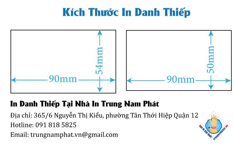 In danh thiếp tại nhà in Nguyễn Thị Kiểu, Quận 12, TP. HCM