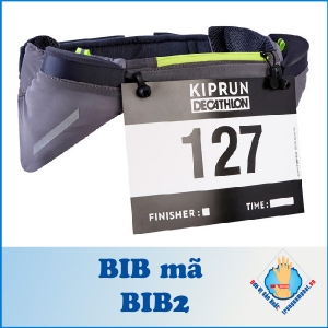 In BIB sự kiện chạy bộ marathon - Mã BIB2 